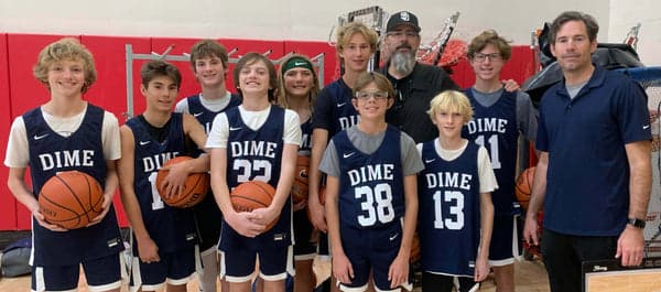 Dime 7th grade team at Thrive League